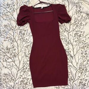 Windsor Burgandy Mini Dress